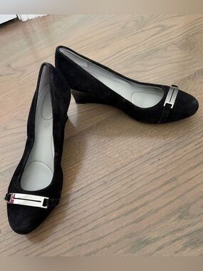 Black Calvin Klein Wedges